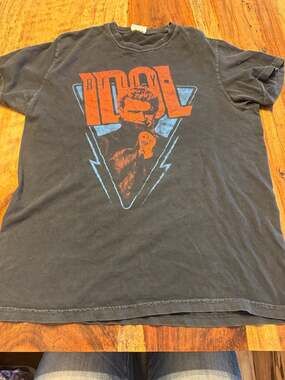 Comfort Colors Billy Idol 2021 Tour Graphic T-Shirt Size Medium